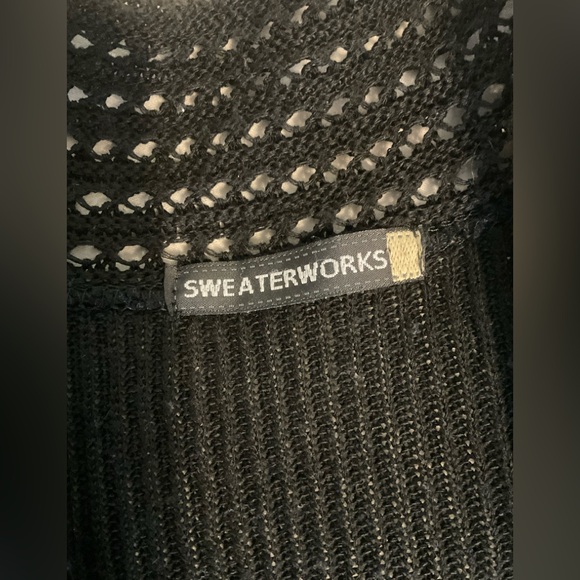 Sweaterworks Black Cardigan Sweater - Picture 6 of 6